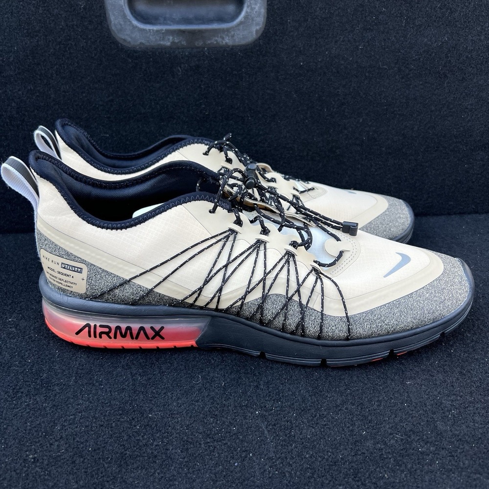 Nike Air Max Sequent 4 Utility Desert Ore AV3236-202 Men's Size 12